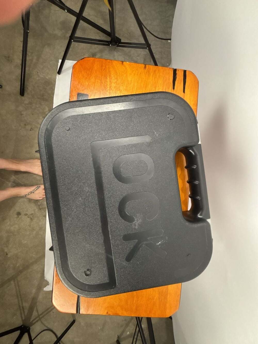 Glock Factory OEM Hard Plastic Pistol Carrying Case with Foam Interior